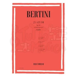 BERTINI 25 Studi Op 137