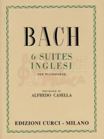 Bach 6 Suites Inglesi Rev. Alfredo Casella Ed. Curci