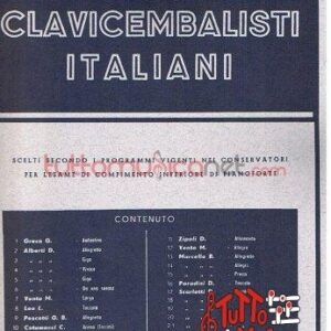 CLAVICEMBALISTI ITALIANI-T.GARGIULO E G.ROSATI- EDIZIONI S.SIMEOLI- NAPOLI