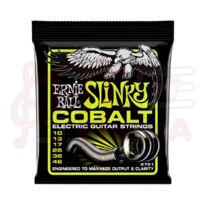 Corde Ernie Ball 2721 Cobalt Regular Slinky Strings muta per chitarra elettrica