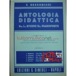 F.Rossomandi antologia didattica per lo studio del pianoforte categoria c fascicolo IV