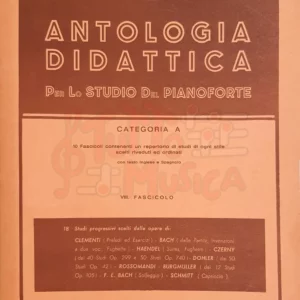 F. Rossomandi Antologia Didattica per lo Studio del Pianoforte categoria A Fascicolo VIII