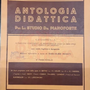 F.Rossomandi Antologia Didattica per lo studio del Pianoforte Categoria A Fascicolo V