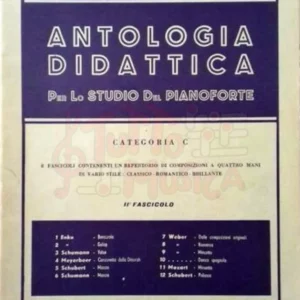 F.Rossomandi antologia didattica per lo studio del pianoforte categoria C II fascicolo