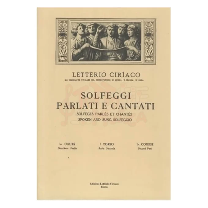 LETTERIO CIRIACO SOLFEGGI PARLATI E CANTATI I CORSO 2°PARTE