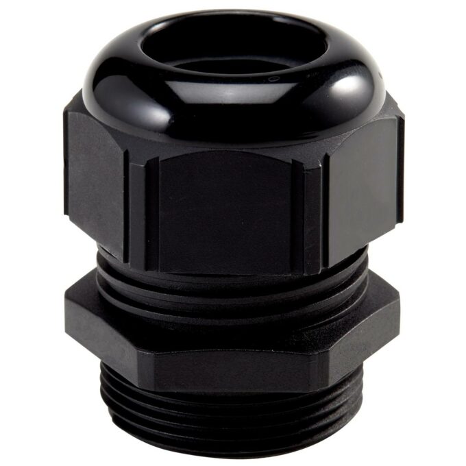 Pressacavo antistrappo filettato in nylon PG36