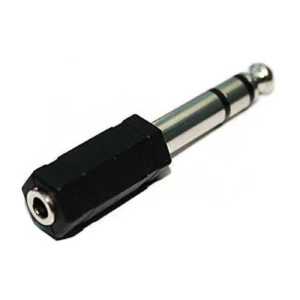 Proel at165 adattatore in abs presa jack stereo 3.5mm spina jack stereo 6.3mm