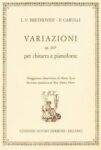 Variazioni Op.169 - BEETHOVEN-CARULLI - PIANOFORTE E CHITARRA