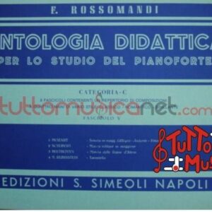 Antologia Didattica per Lo Studio del pianoforte categoria C fascicolo V