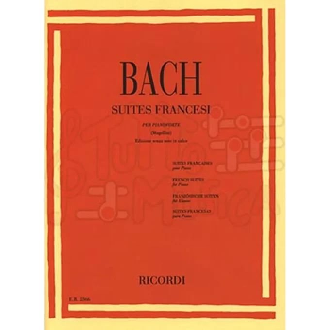 BACH SUITES FRANCESI PER PIANOFORTE