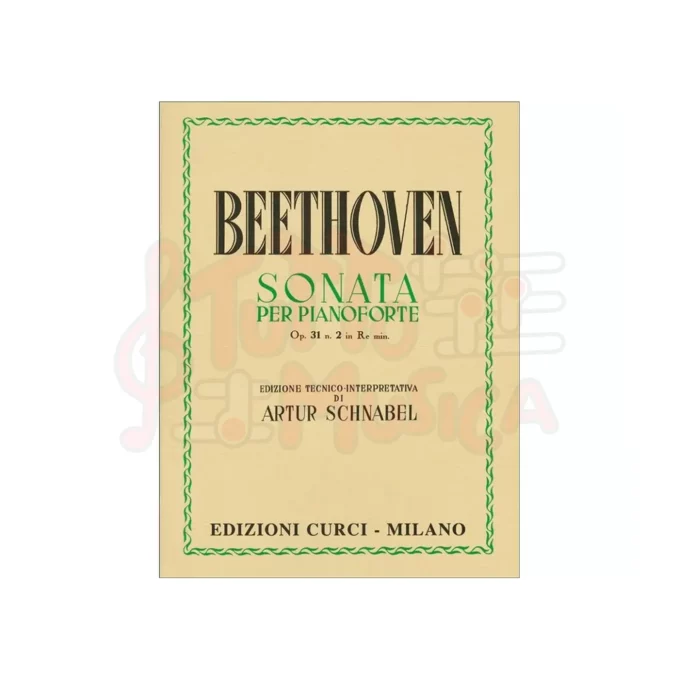 Beethoven sonata per pianoforte Op.31 n.2 in Re min