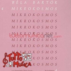 Bela Bartok mikrokosmos Vol 4
