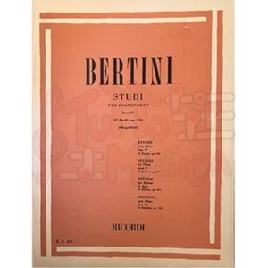 BERTINI STUDI PER PIANOFORTE FASC. IV