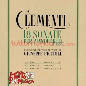 Clementi 18 sonate per pianoforte revisione critico volume I sonate 1-6
