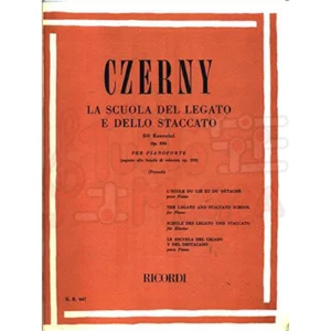 Czerny la scuola del legato e dello staccato 50 esercizi Op.335