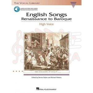 ENGLISH SONGS RENAISSANCE TO BAROQUE