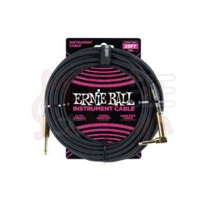 Ernie Ball 6058 cavo braided black/black7,62 Mt