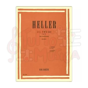 HELLER 25 STUDI OP.45 PER PIANOFORTE (RATTALINO)- RICORDI E.R.2796