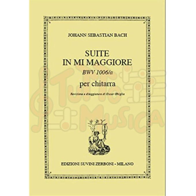 JOHANN SEBASTIAN BACH SUITE IN MI MAGGIORE