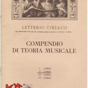 Letterio Ciriaco compendio di teoria musicale II corso