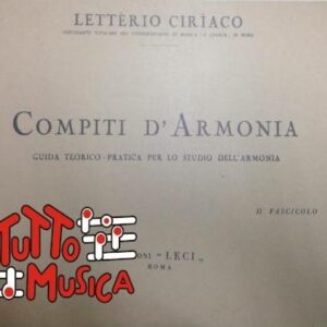 LETTERIO CIRIACO COMPITI D'ARMONIA