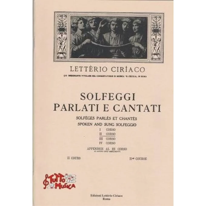 LETTERIO CIRIACO SOLFEGGI PARLATI E CANTATI II CORSO-EDIZIONI LETTERIO CIRIACO ROMA