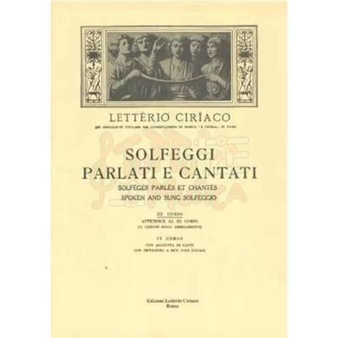 LETTERIO CIRIACO – ED13 – SOLFEGGI PARLATI E CANTATI IV CORSO