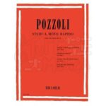 POZZOLI STUDI A MOTO RAPIDO PER PIANOFORTE-RICORDI