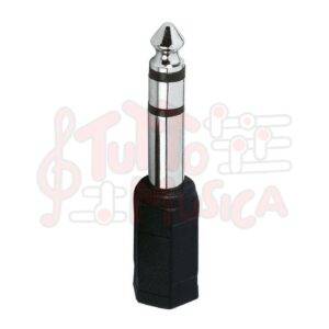 PROEL AT165 ADATTATORE IN ABS PRESA JACK STEREO 3.5mm SPINA JACK STEREO 6.3mm