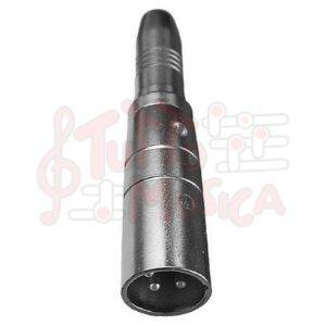 PROEL AT320 ADATTATORE IN METALLO SPINA XLR 3 POLI PRESA JACK MONO 6.3mm