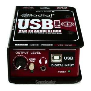 RADIAL USB PRO CONVERTITORE AUDIO DIGITALE / ANALOGICO 24-BIT USB E DIRECT BOX