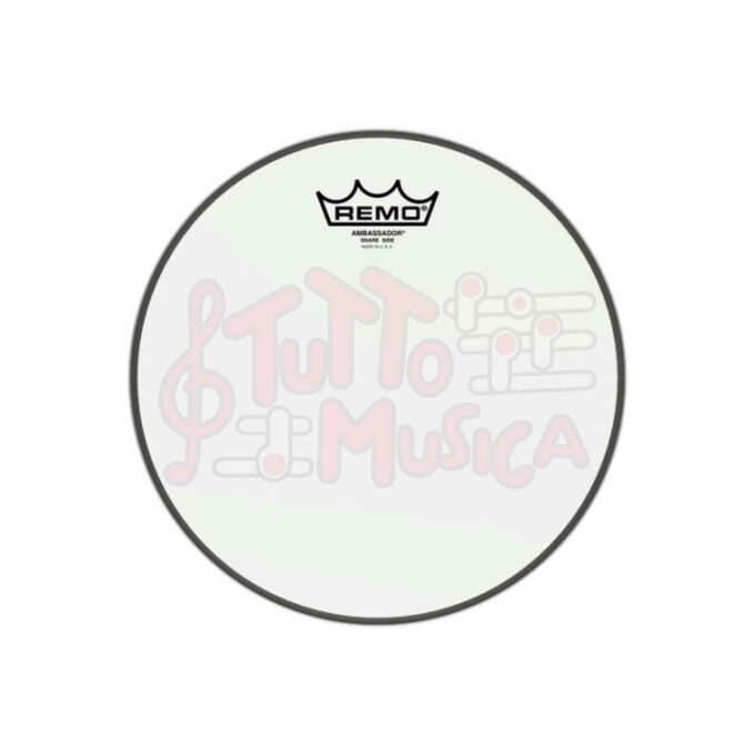 PELLE AMBASSADOR HAZY 10″ REMO – TRASPARENTE