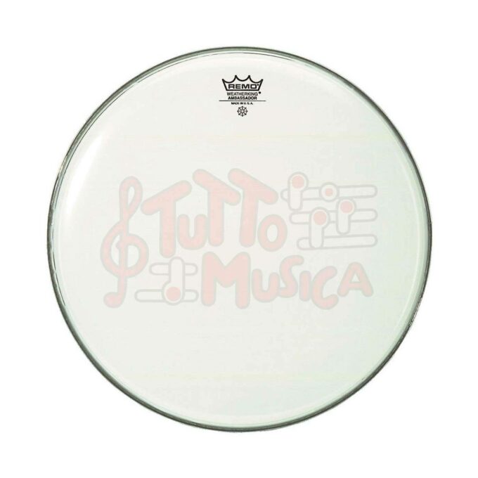 PELLE PER GRANCASSA REMO SMOOTH WHITE 20″