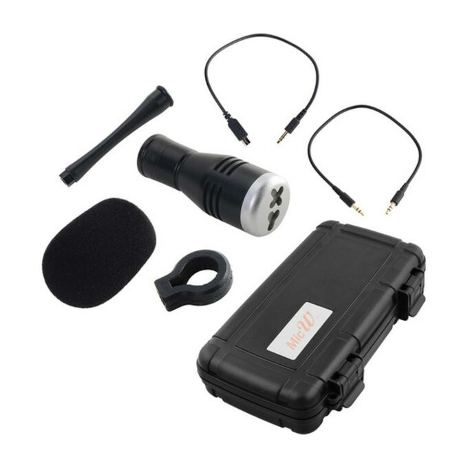 Micw igomic microfono stereo a condensatore elettrete cardioide