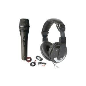 Set DJ microfono cuffia e cavi fenton Sh400