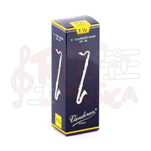 Vandoren CR1215 SIb N.1 1/2 5 ance per clarinetto basso