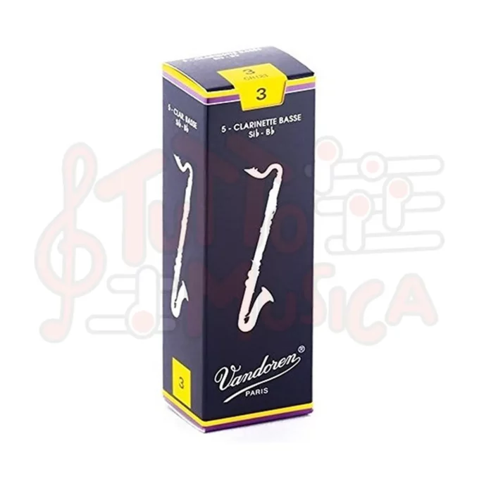 VANDOREN CR123 Sib N.3 - ANCIA SINGOLA PER CLARINETTO BASSO