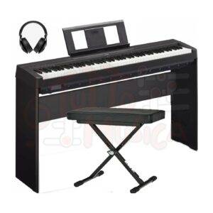 Pianoforte Yamaha P45 88 tasti pesati con supporto in legno, panca e cuffia tuttomusicanet giarre sicilia 095934623