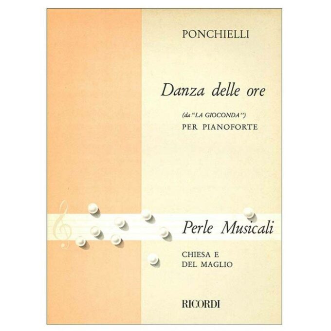 Perle musicali danza delle ore per pianoforte