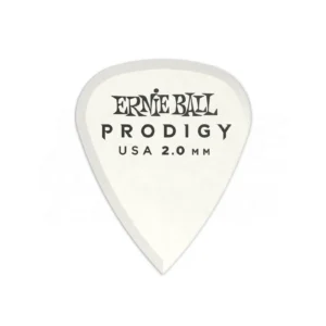 Ernie Ball plettri prodigy large white 2 mm busta da 6