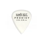 Ernie Ball plettri prodigy mini white 2 mm busta da 6