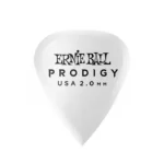 Ernie Ball plettri prodigy teardrop white 2 mm busta da 6