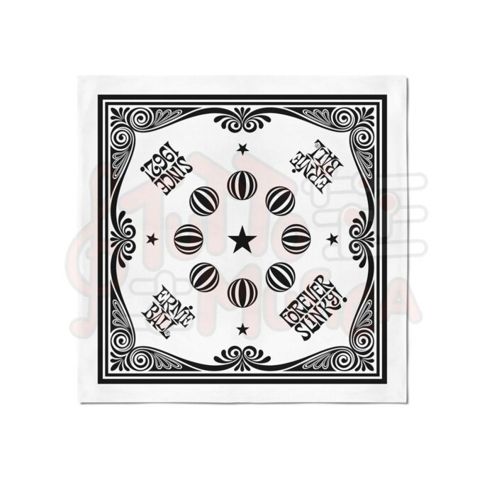 ERNIE BALL BANDANA FOREVER SLINKY WHITE