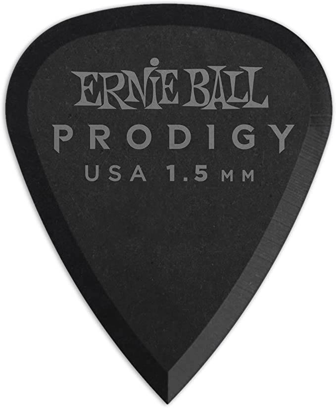 ERNIE BALL PLETTRI PRODIGY SHARP BLACK 1.5 MM BUSTA DA 6