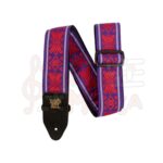 ERNIE BALL ROYAL FLUSH RED JACQUARD STRAP