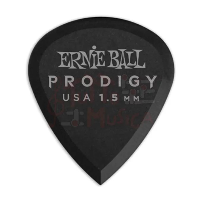 ERNIE BALL 9200 PLETTRI PRODIGY MINI BLACK 1,5 MM BUSTA DA 6