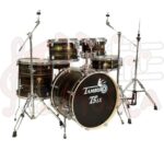 Tamburo T5LXS22WG BK Wood Grain Black Batteria acustica con accessori