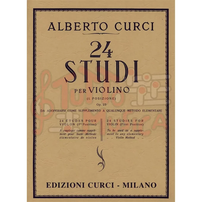 24 studi per violino 1 posizione op 23