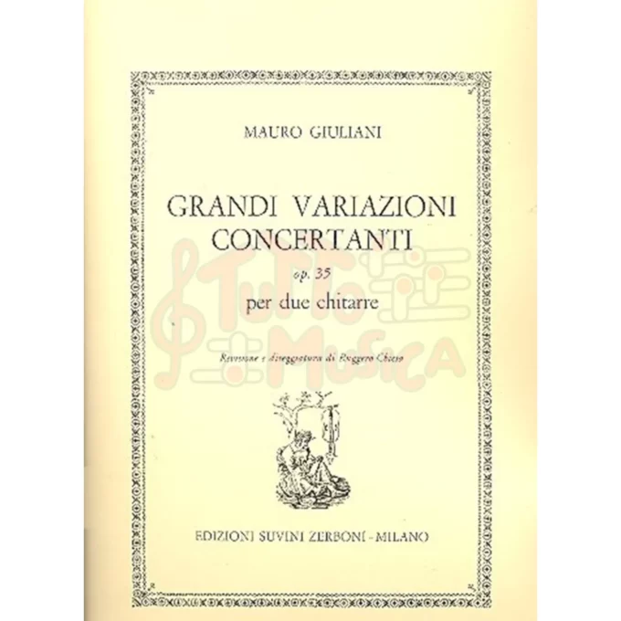 Grandi variazioni concertanti op. 35 per 2 chitarre