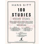 Hans Sitt 100 studies etuden etudes